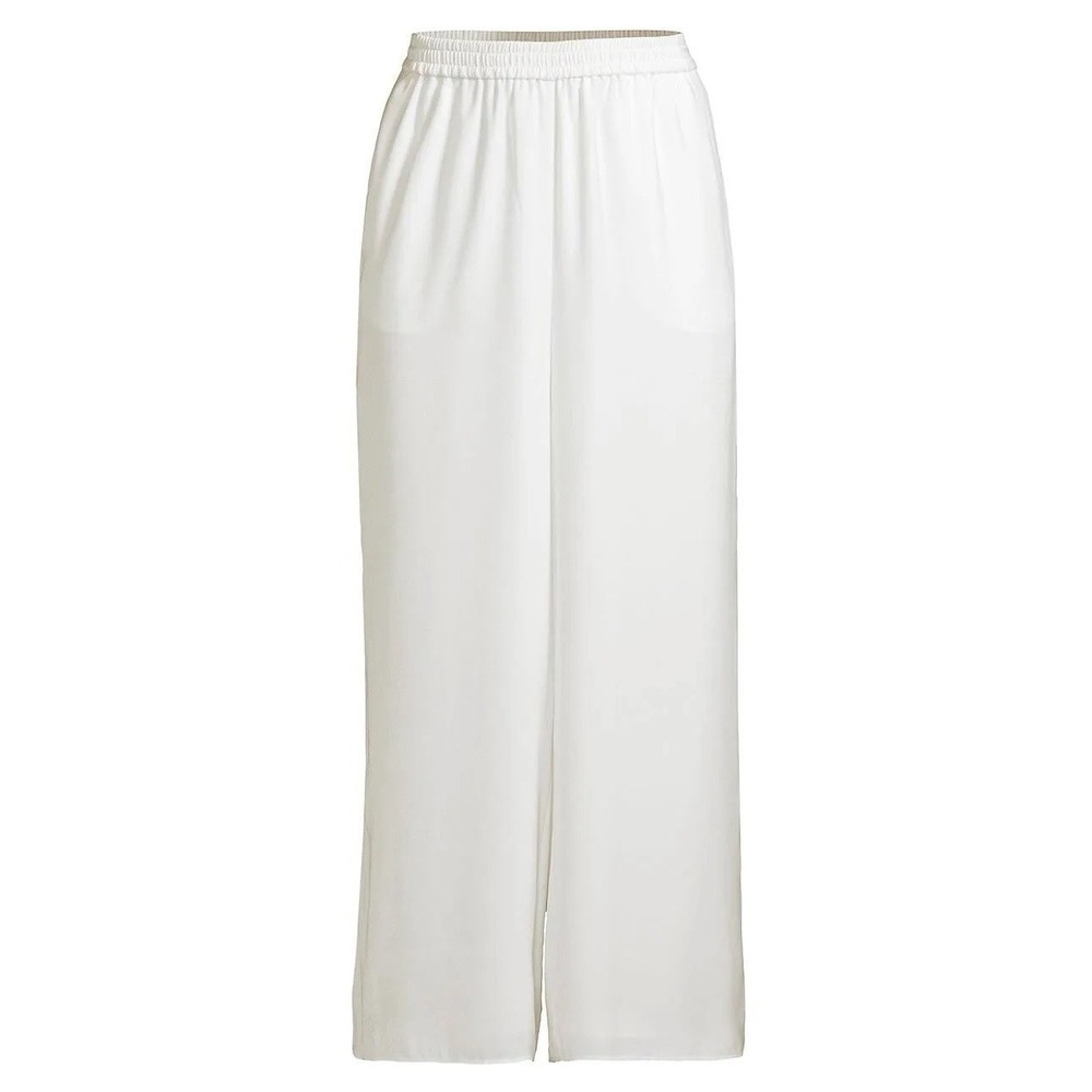 KOBI HALPERIN Eileen Wide-Leg Crop Pants In Ivory Size Medium